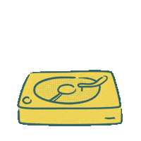 vinyl record Sticker by Happy Face