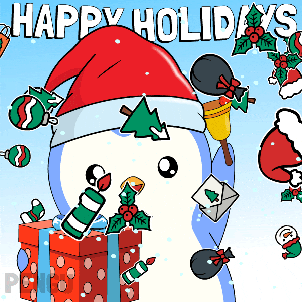 Merry Christmas GIF by Pudgy Penguins
