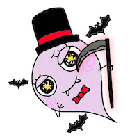 Halloween Ghost Sticker