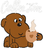 Good Morning Dog Sticker