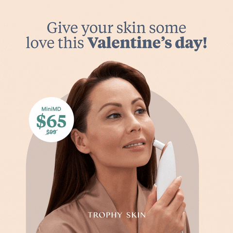 trophyskinOFFICIAL giphyupload skincare facial exfoliate GIF