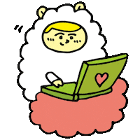 Heart Work Sticker by ENAKISS