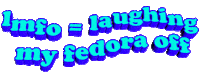 fedora Sticker by AnimatedText