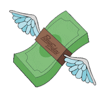 Pay Day Money Sticker by Pony Friday