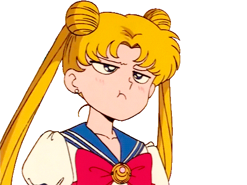 Angry Sailor Moon Sticker by Stickers