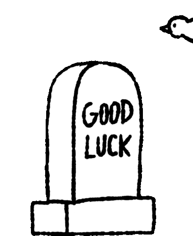 Death Luck Sticker