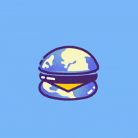 Food Floating GIF by Fran Borzea