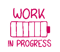 Working Work In Progress Sticker by LUX FUX Media GmbH
