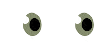 Eyes Rolling Sticker by Anja Slibar