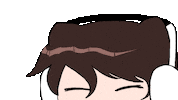 Interested Cat Girl Sticker