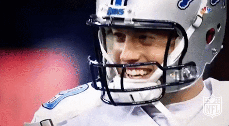 Detroit Lions Smile GIF by NFL