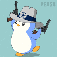 Wild West Penguin GIF by Pudgy Penguins