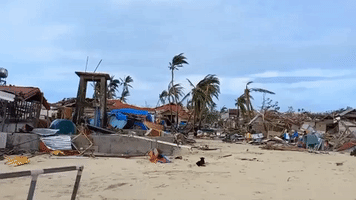 Destruction From Typhoon Rai Seen in Philippines as Death Toll Rises