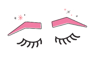 pink eyebrows Sticker by Benefit Cosmetics
