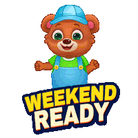 Week End Chill Sticker by Lucas and Friends by RV AppStudios