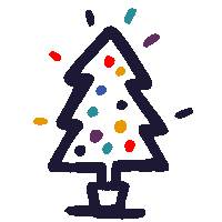 Christmas Tree Sticker by gro-up