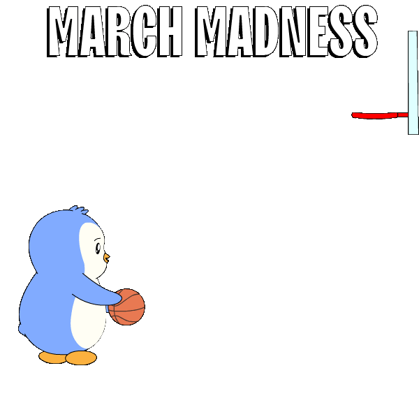 College Hoops Basketball Sticker by Pudgy Penguins