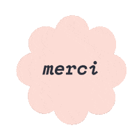 Happy Merci Beaucoup Sticker