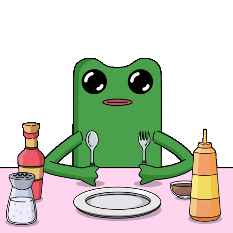 Hungry Feed Me Sticker by fwogs