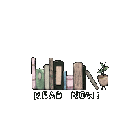 Bookshelf Read Now Sticker