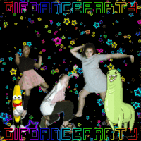 gif_dance_party gif dance party museum of the moving image gif elevator GIF
