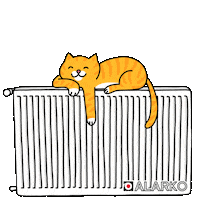 alarko-carrier hot cat winter home Sticker