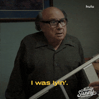 Lying Always Sunny GIF by It's Always Sunny in Philadelphia