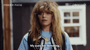 Confused Poker Face GIF by Peacock