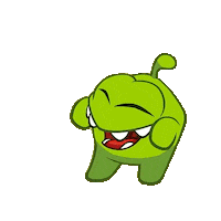 Happy Frog Sticker by Om Nom