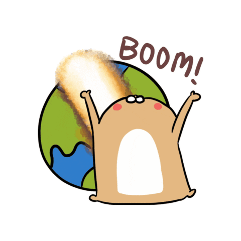 yukiyu4384 angry explosion boom bang Sticker
