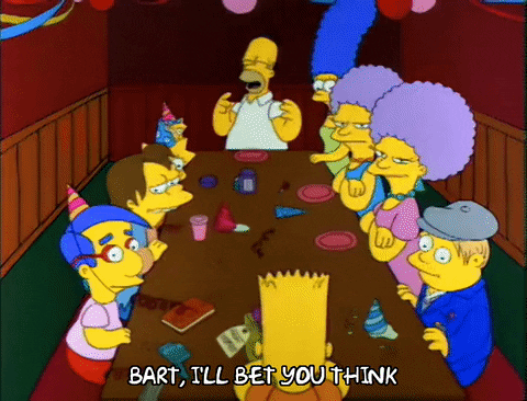 Season 3 Party GIF by The Simpsons
