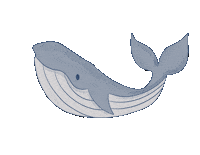 Sea Whale Sticker