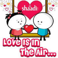 shaadicom love coffee wedding in love Sticker