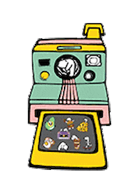 Dog Camera Sticker