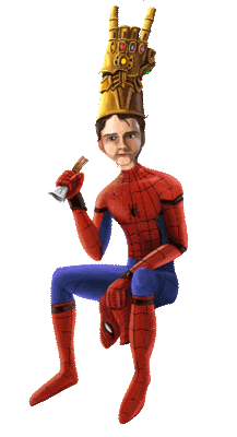 AdoniStark giphyupload marvel spiderman avengers Sticker