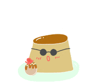 Pudding ぷりん Sticker