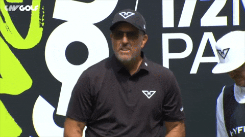 Looking Phil Mickelson GIF by LIV Golf
