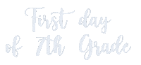 First Day Of School Sticker