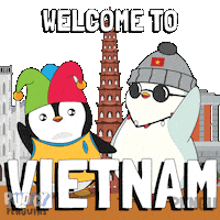 Penguin Asia Sticker by Pudgy Penguins