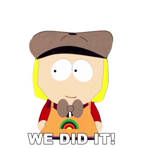 Celebrate We Did It Sticker by South Park