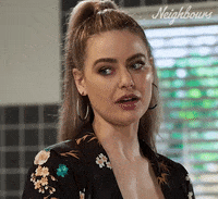 Wink Flirt GIF by Neighbours (Official TV Show account)