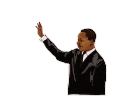 Martin Luther King Jr Sticker by NYU University Life