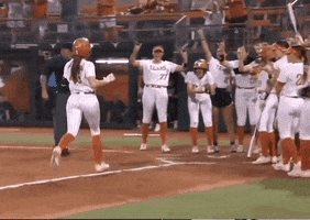 Softball Homerun GIF by Texas Longhorns