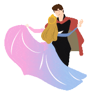 Sleeping Beauty Dance Sticker by Magicalifestyle