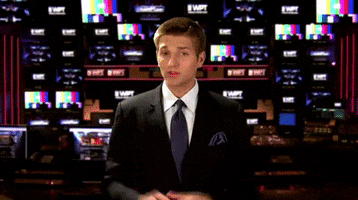 WPT poker sarcastic sarcasm air quotes GIF