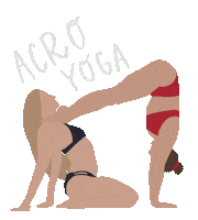 Yoga Acro Sticker by acroyoya