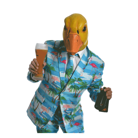 Party Bier Sticker by Ingo ohne Flamingo