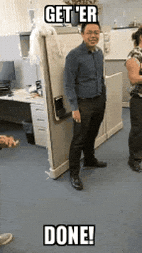 giphyupload get it done getting it done getting things done get er done GIF