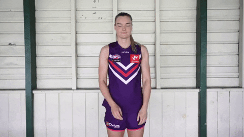 No Deal Miller GIF by Fremantle Dockers