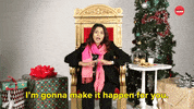 Make It Happen Christmas GIF by BuzzFeed